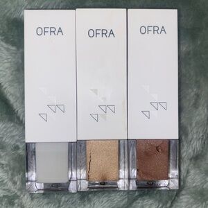 OFRA Highlighter Set in White, Gold, and Brown
